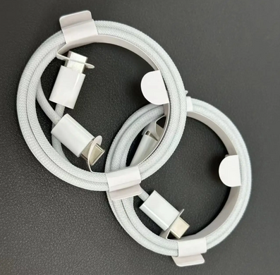 Кабель USB-C на USB-C (1m) Woven для Apple iPhone 15 (OEM)